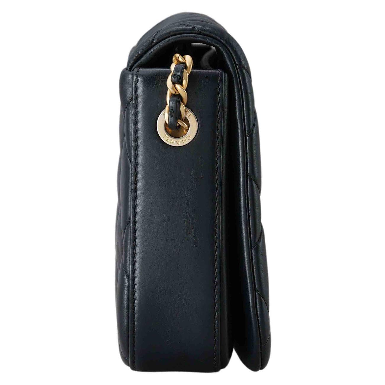 CHANEL(USED)샤넬 AS2006 램스킨 시즌 체인 숄더백